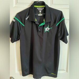 Large-NHL Dallas Stars-Reebok Center Ice Polo